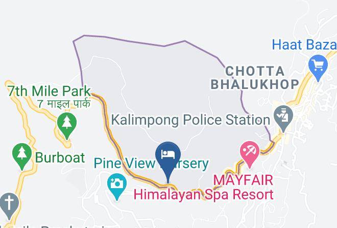 Kalimpang - Hotel In Kalimpong Serene Point Maps