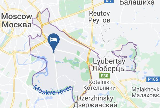 Moscow - Hotel In Lublinsky Market Maps