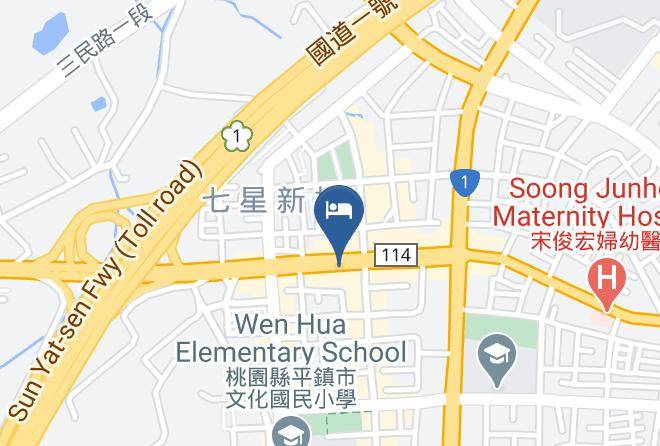 Pingzhen District - Hotel In Maps