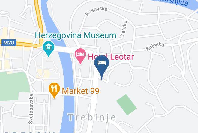 Trebinje - Hotel In Maps