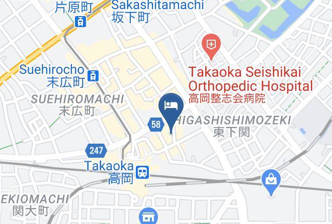 Takaoka City - Hotel Inaho Maps