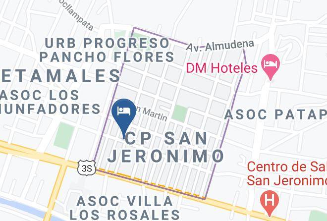 San Jeronimo - Hotel Inaka Pachacutec Maps