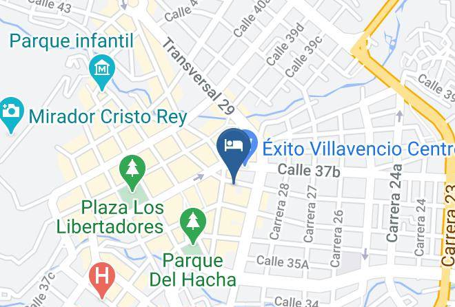Villavicencio - Hotel Inambu Maps