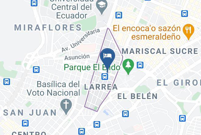 Distrito Metropolitano De Quito - Hotel Inca Imperial Maps