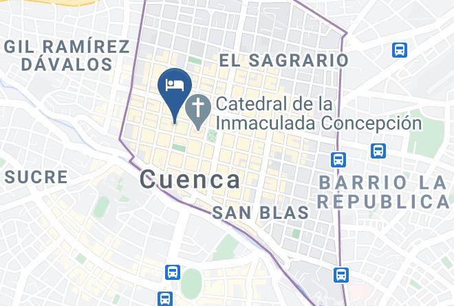 Cuenca - Hotel Inca Real Maps