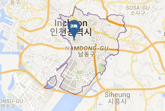 Hotel Incheon Asiad Map