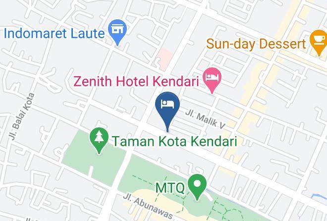 Kendari - Hotel Indah Kendari Maps