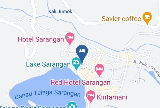 Magetan Regency - Hotel Indah Sarangan Maps