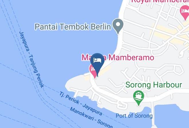 Kota Sorong - Hotel Indah Maps