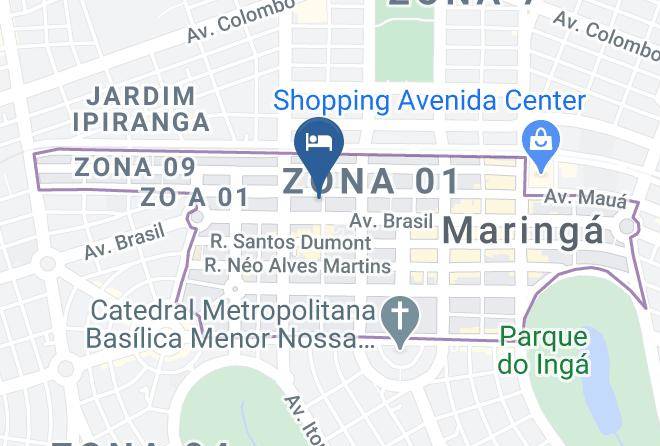 Maringa - Hotel Indaia Maps