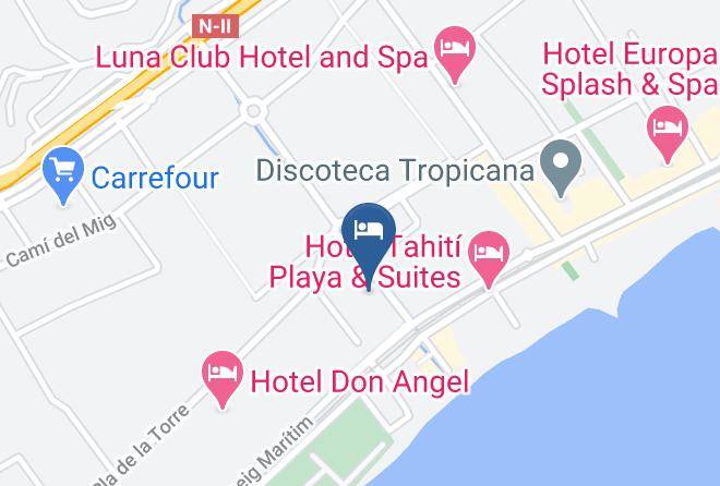 Barcelona - Hotel Indalo Park Maps