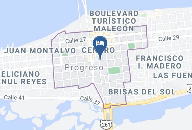 Progreso - Hotel Independencia Maps