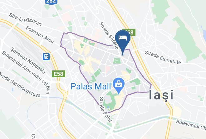 Iasi - Hotel Indiana Maps