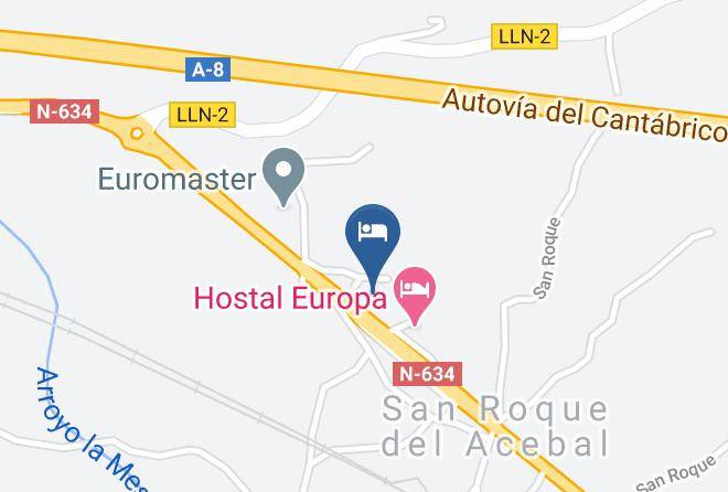 Asturias - Hotel Indiana Llanes Maps