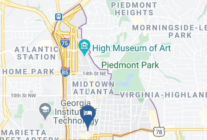 Fulton - Hotel Indigo Atlanta Midtown Maps