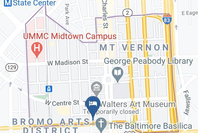 Baltimore City - Hotel Indigo Baltimore Downtown Maps