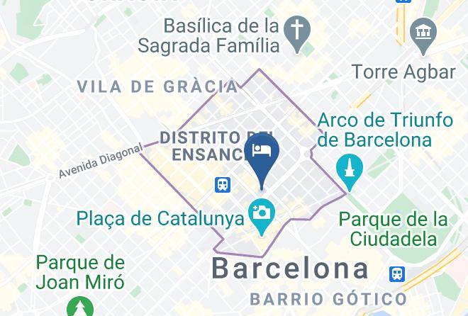 Barcelona - Hotel Indigo Barcelona Plaza Catalunya Maps