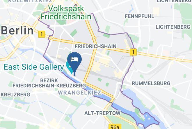 Stadt Berlin - Hotel Indigo Berlin East Side Gallery Maps