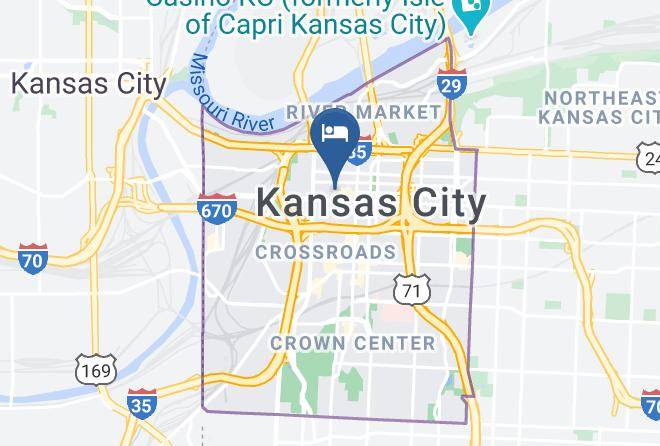 Hotel Indigo Kansas City Downtown Map
