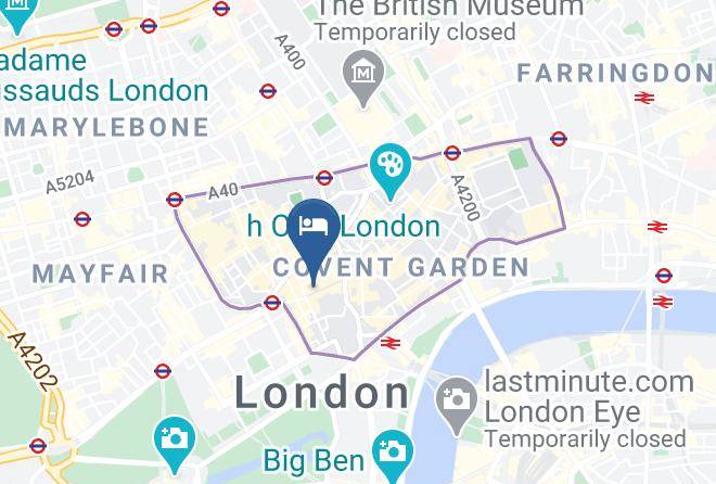 London - Hotel Indigo London 1 Leicester Square Maps