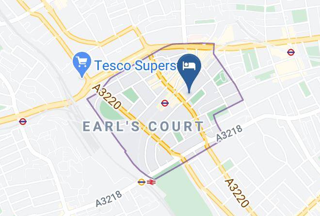 Hotel Indigo London Kensington Map