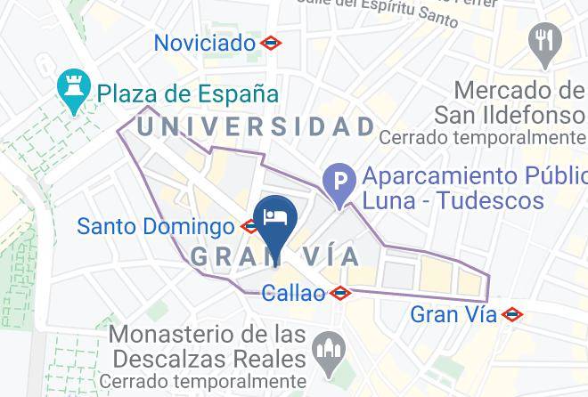 Madrid - Hotel Indigo Madrid Gran Via Maps