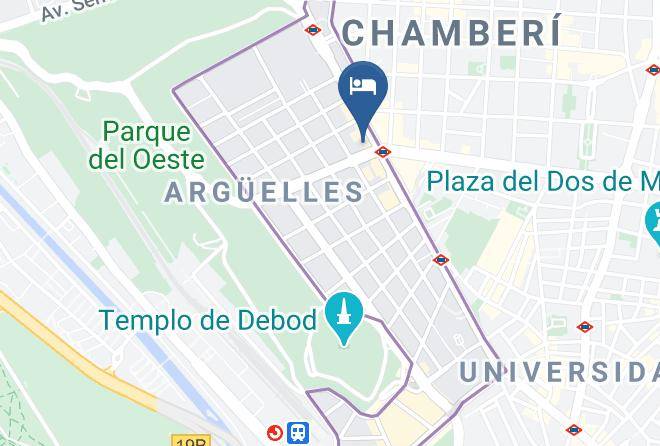 Madrid - Hotel Indigo Madrid Princesa Maps