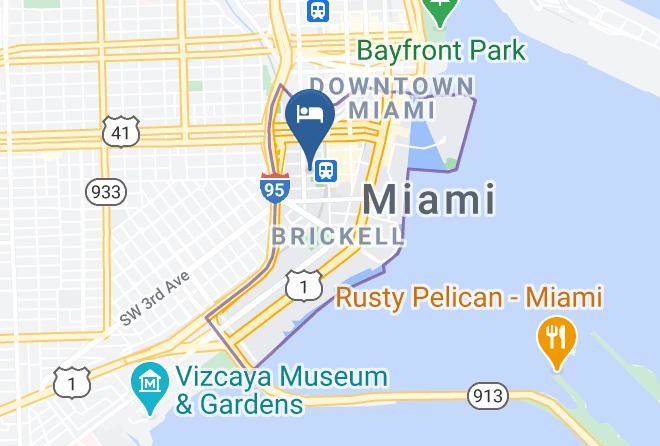 Miami Dade - Hotel Indigo Miami Brickell Maps