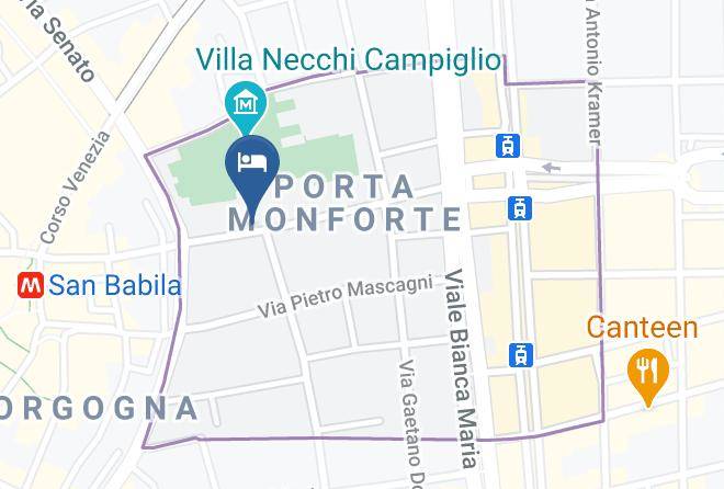 Hotel Indigo Milano Map