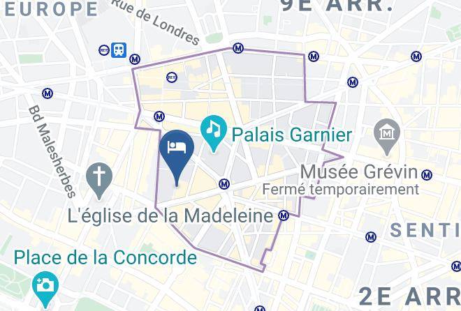 Paris - Hotel Indigo Paris Opera Maps