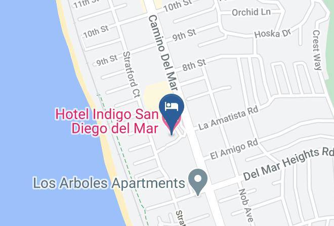 San Diego - Hotel Indigo San Diego Del Mar Maps
