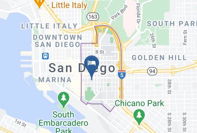 San Diego - Hotel Indigo San Diego Gaslamp Quarter Maps