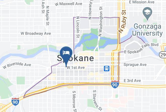 Spokane - Hotel Indigo Spokane Maps
