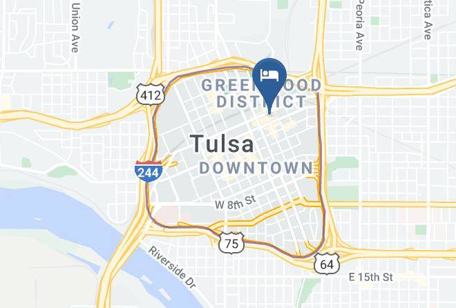 Tulsa - Hotel Indigo Tulsa Downtown Maps