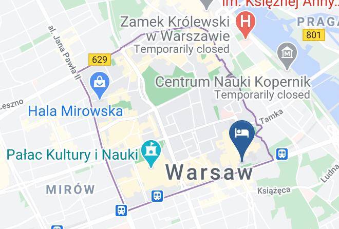 Warsaw - Hotel Indigo Warsaw Nowy Swiat Maps