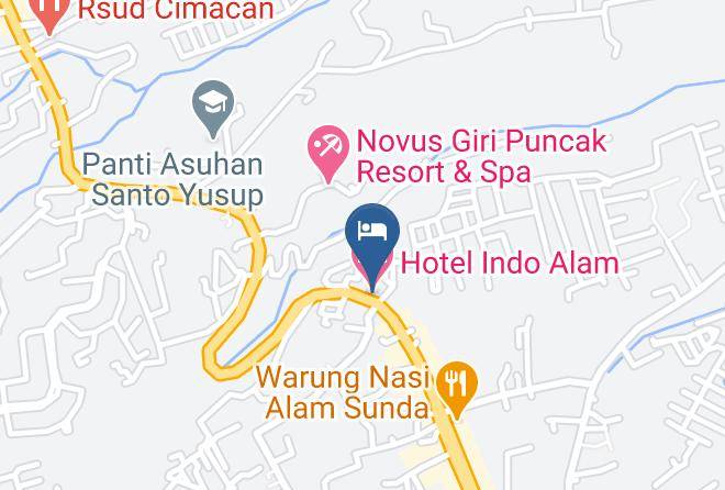 Hotel Indo Alam Map