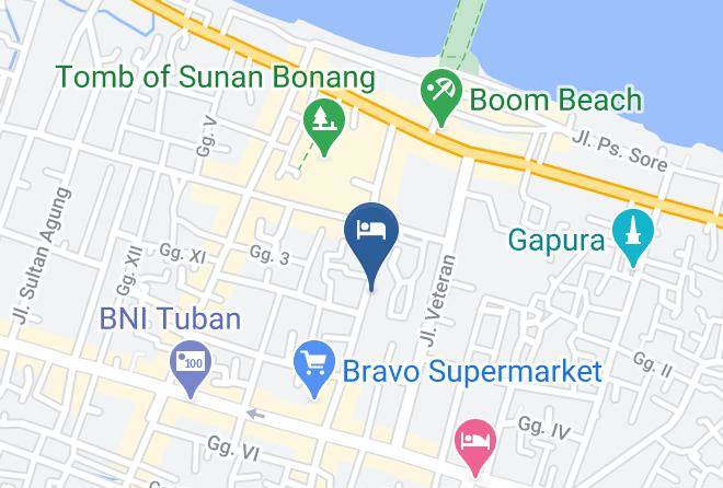 Hotel Indonesia Tuban Map