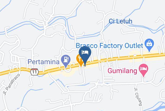 Hotel Indra Djaya Map