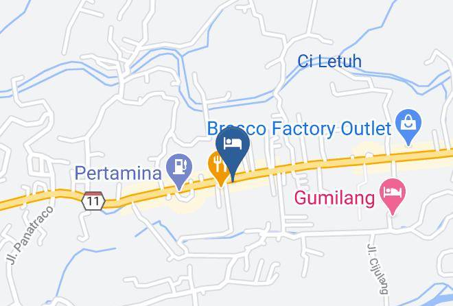Bogor Regency - Hotel Indra Jaya Maps