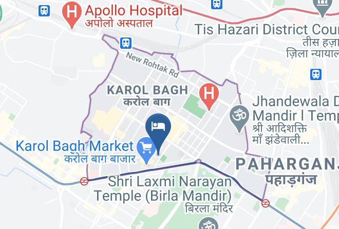 Karol Bagh - Hotel Indraprastha Maps