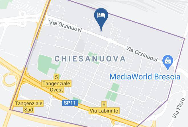 Brescia - Hotel Industria Maps