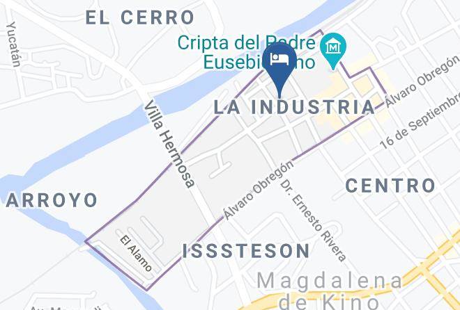 Magdalena De Kino Municipality - Hotel Industria Maps
