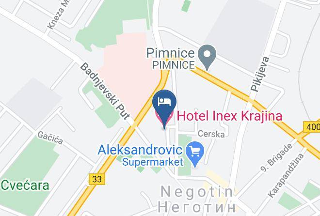 Hotel Inex Map