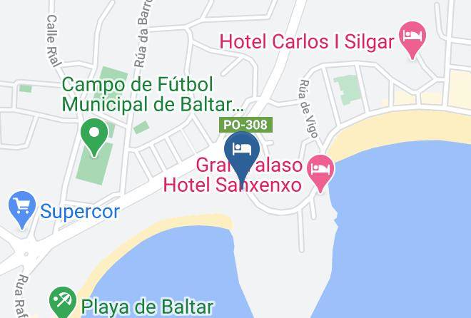 Pontevedra - Hotel Inffinit Sanxenxo Maps