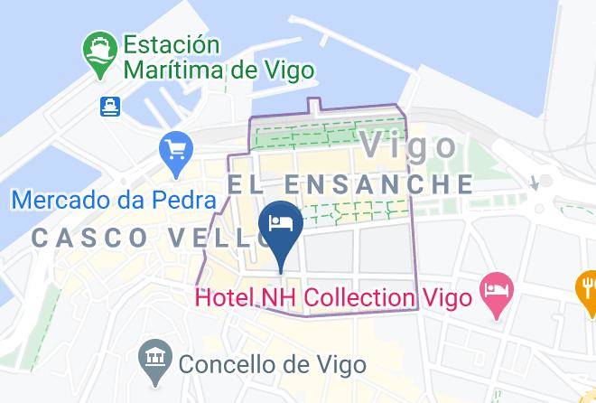 Pontevedra - Hotel Inffinit Vigo Maps