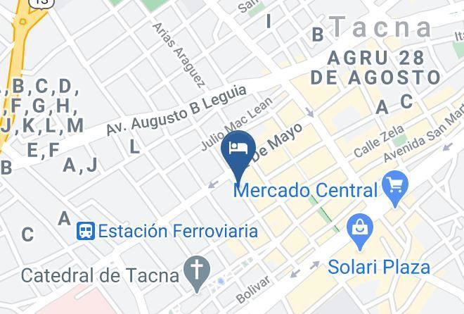 Tacna - Hotel Infinity Maps