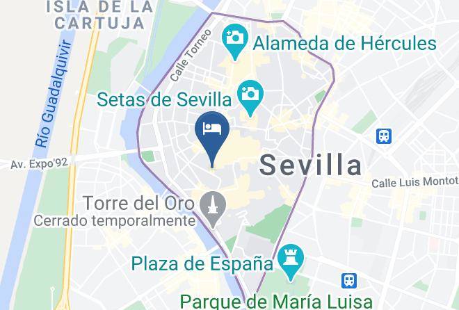 Seville - Hotel Inglaterra Maps