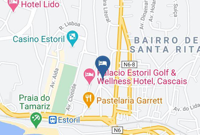 Cascais - Hotel Inglaterra Estoril Maps
