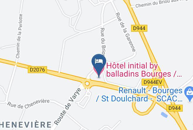Cher - Hotel Initial By Balladins Bourges Saint Doulchard Maps