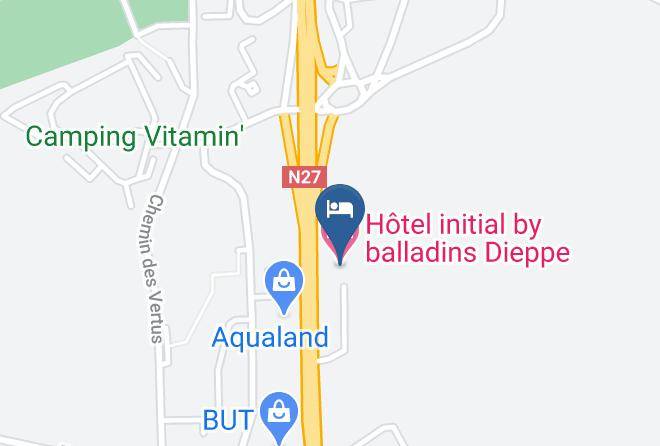Seine Maritime - Hotel Initial By Balladins Dieppe Maps
